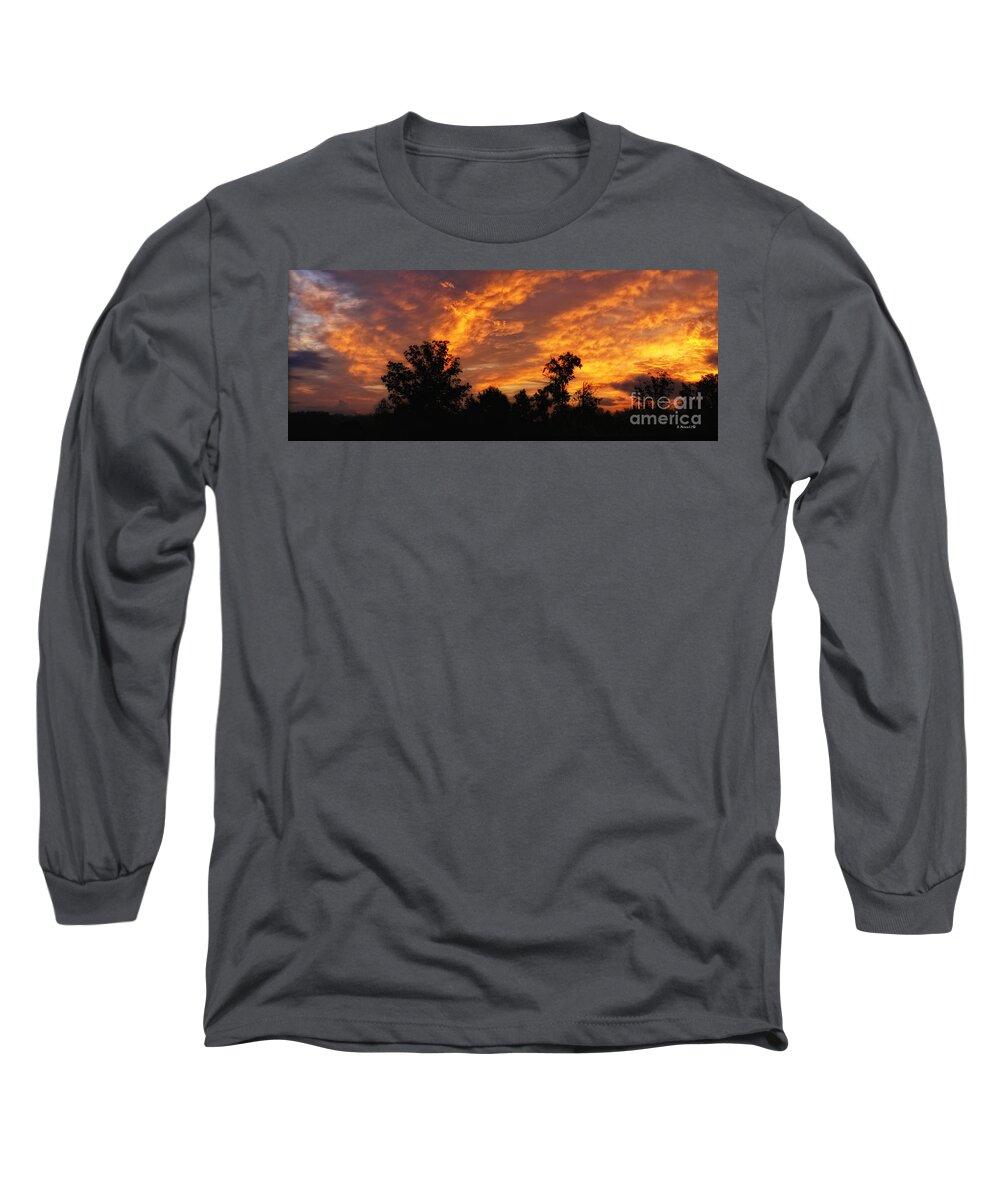 Sunrise Long Sleeve T-Shirt featuring the photograph New Beginnings by Shari Nees