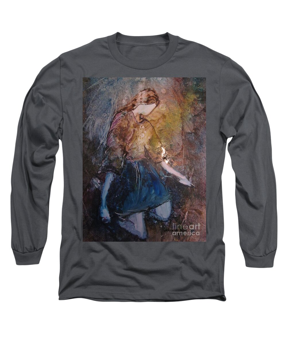 Woman Long Sleeve T-Shirt featuring the painting Amazing Grace by Deborah Nell