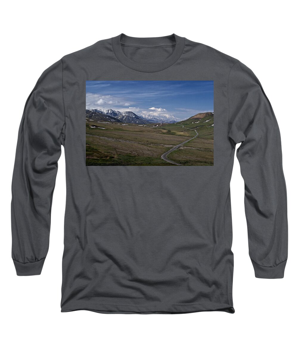 The Road To The Great One Long Sleeve T-Shirt featuring the photograph The Road to The Great One by Wes and Dotty Weber