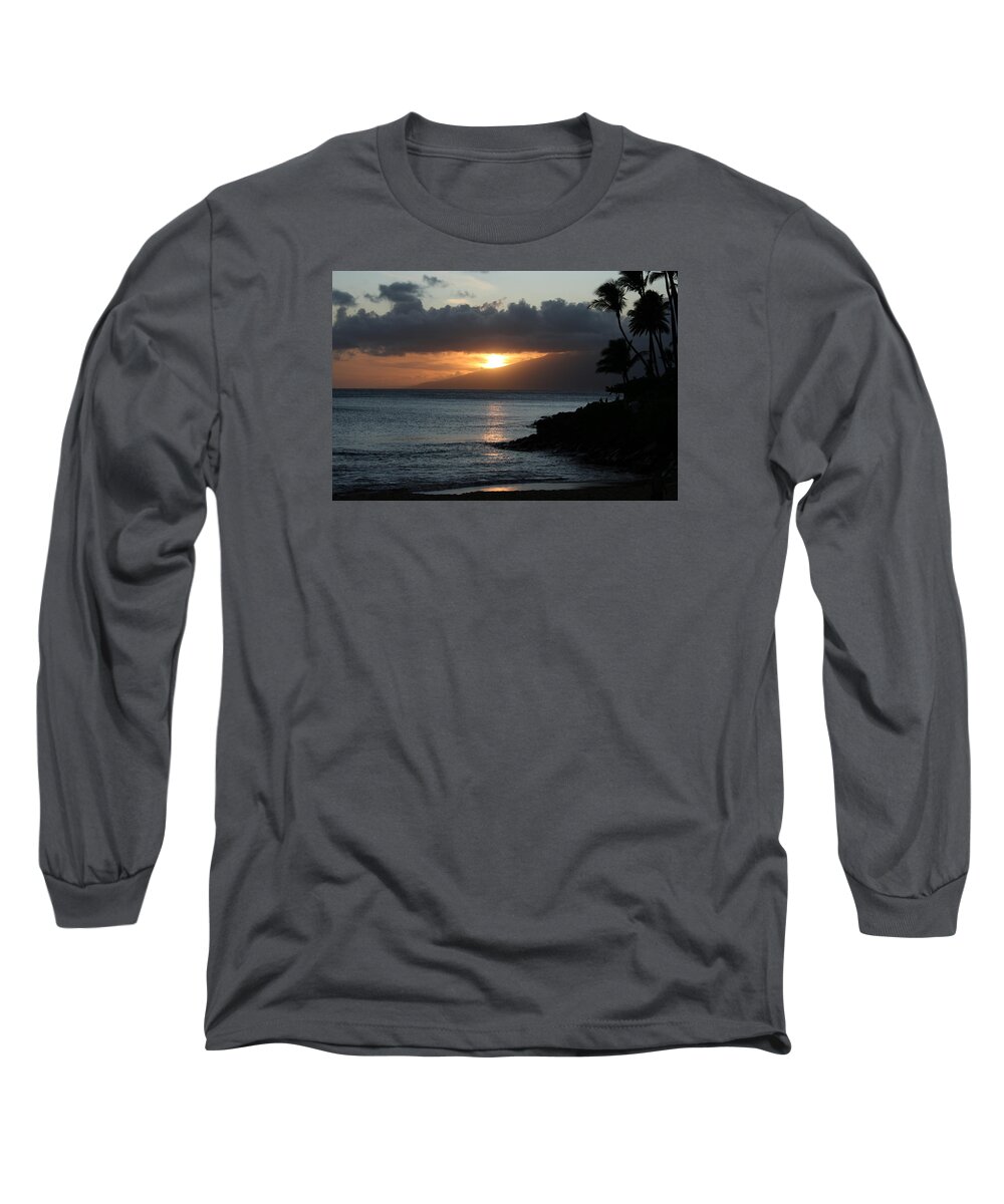 Sunset Long Sleeve T-Shirt featuring the photograph Tranquility at its Best by Patricia Haynes