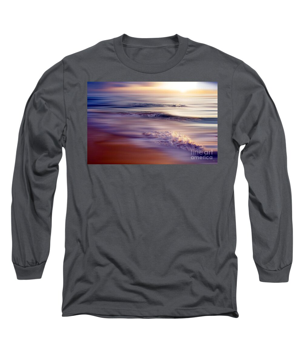 Sea Long Sleeve T-Shirt featuring the photograph Violet Dream by Hannes Cmarits
