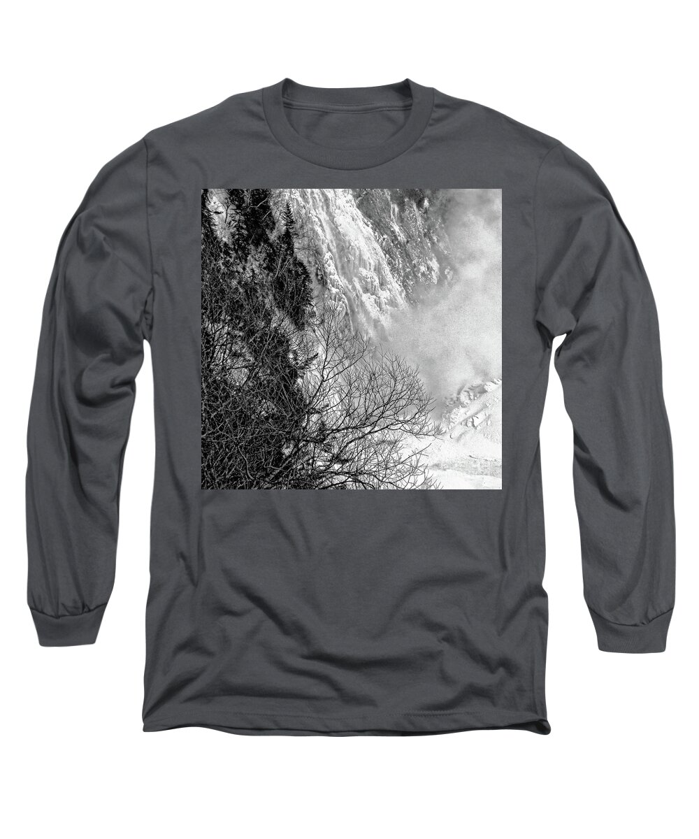  Long Sleeve T-Shirt featuring the photograph 0006falls by Burney Lieberman