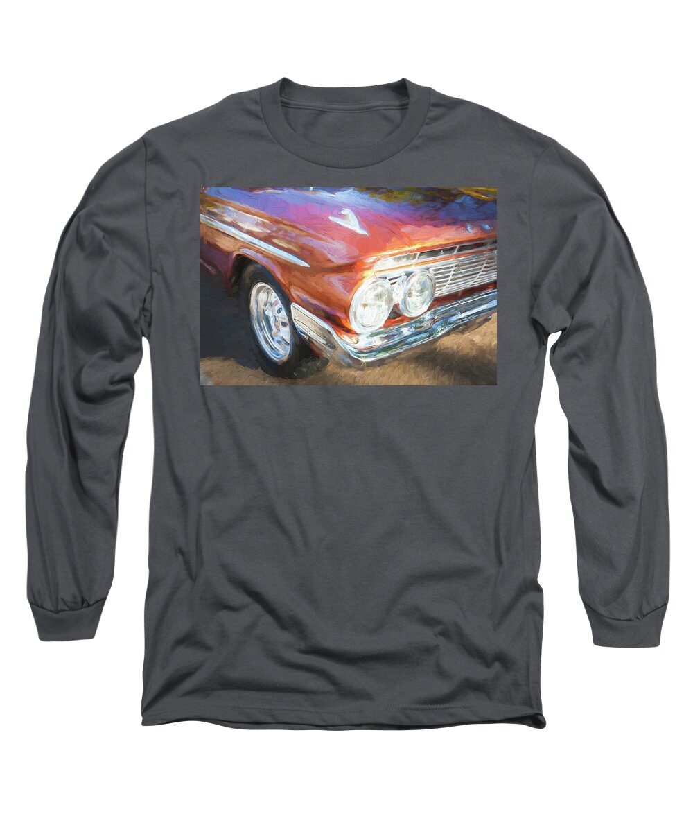 1961 Chevrolet Impala Long Sleeve T-Shirt featuring the photograph 1961 Chevrolet Impala SS by Rich Franco