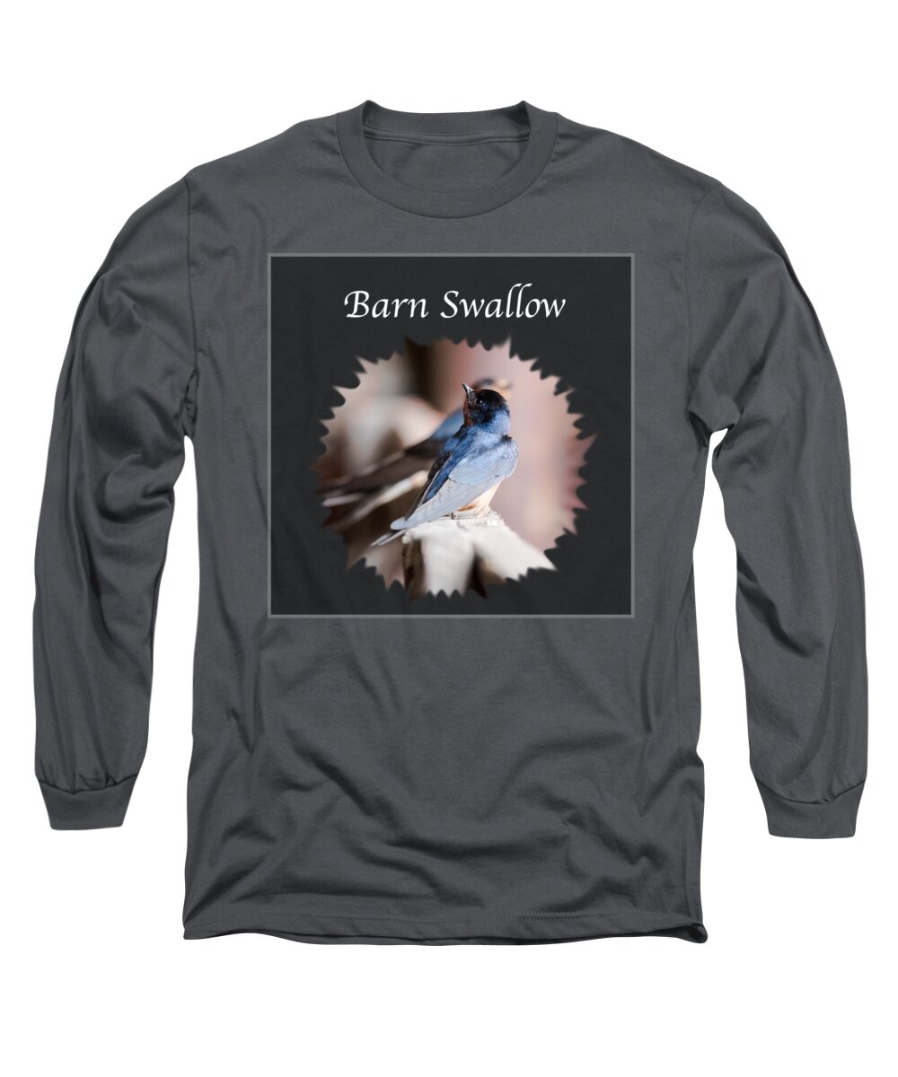 Barn Swallow Long Sleeve T-Shirt featuring the photograph Barn Swallow by Holden The Moment