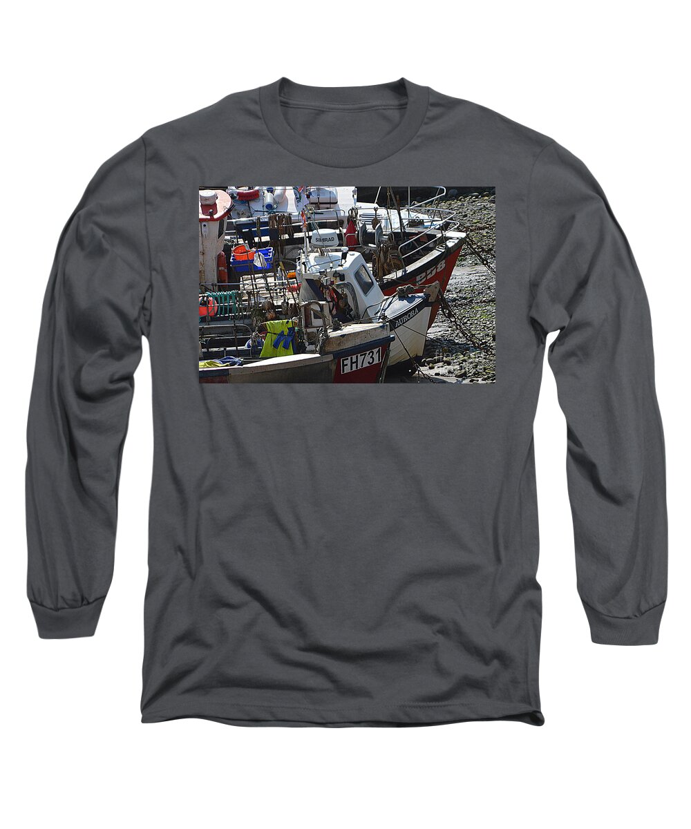 Boats Long Sleeve T-Shirt featuring the photograph Boats #1 by Andy Thompson