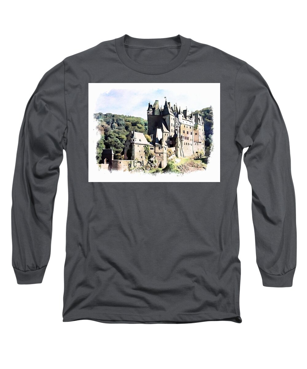 Germany Long Sleeve T-Shirt featuring the photograph Burg Eltz - Moselle #1 by Joseph Hendrix