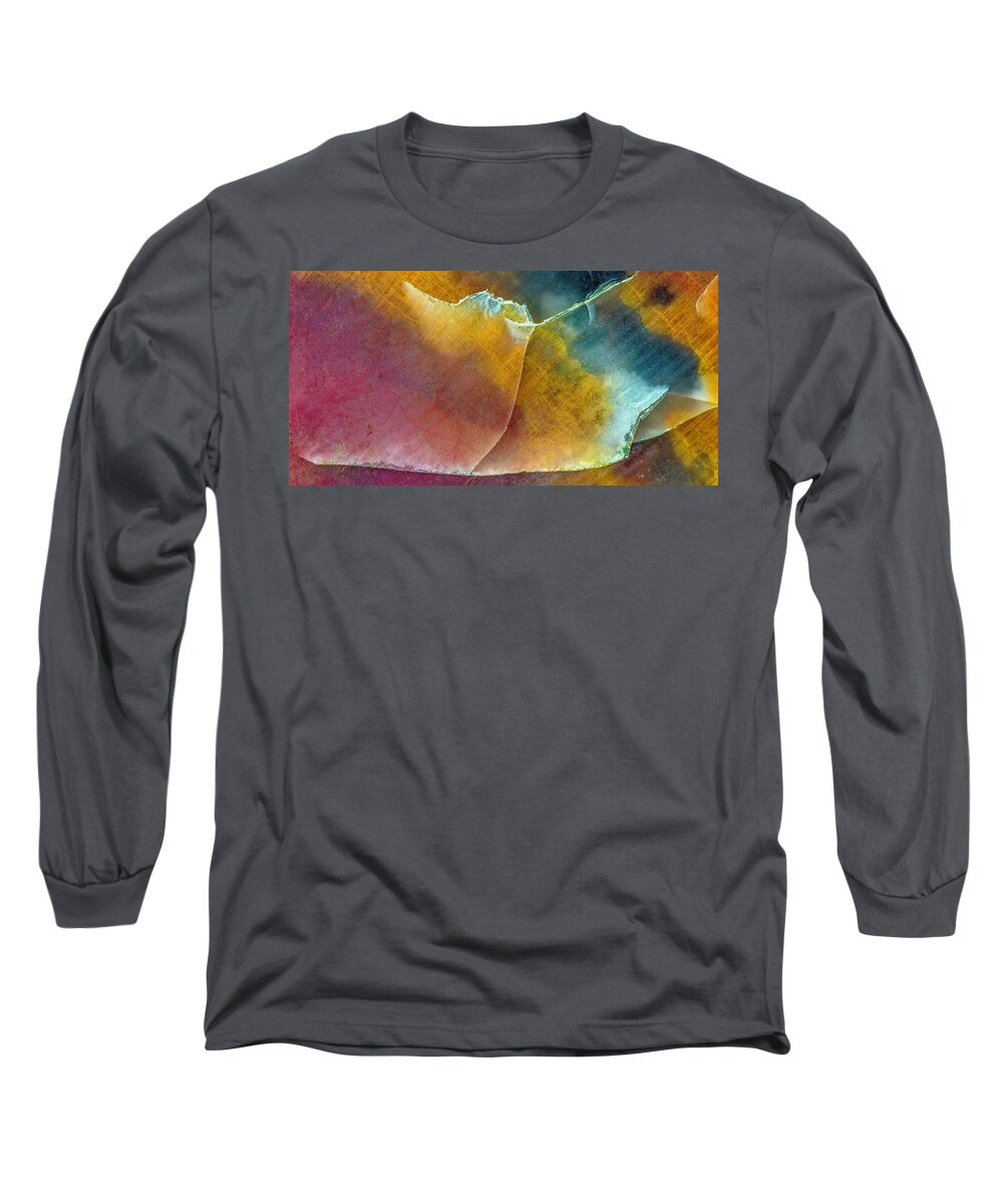 Macro Long Sleeve T-Shirt featuring the photograph Earth Portrait 001 #1 by David Waldrop
