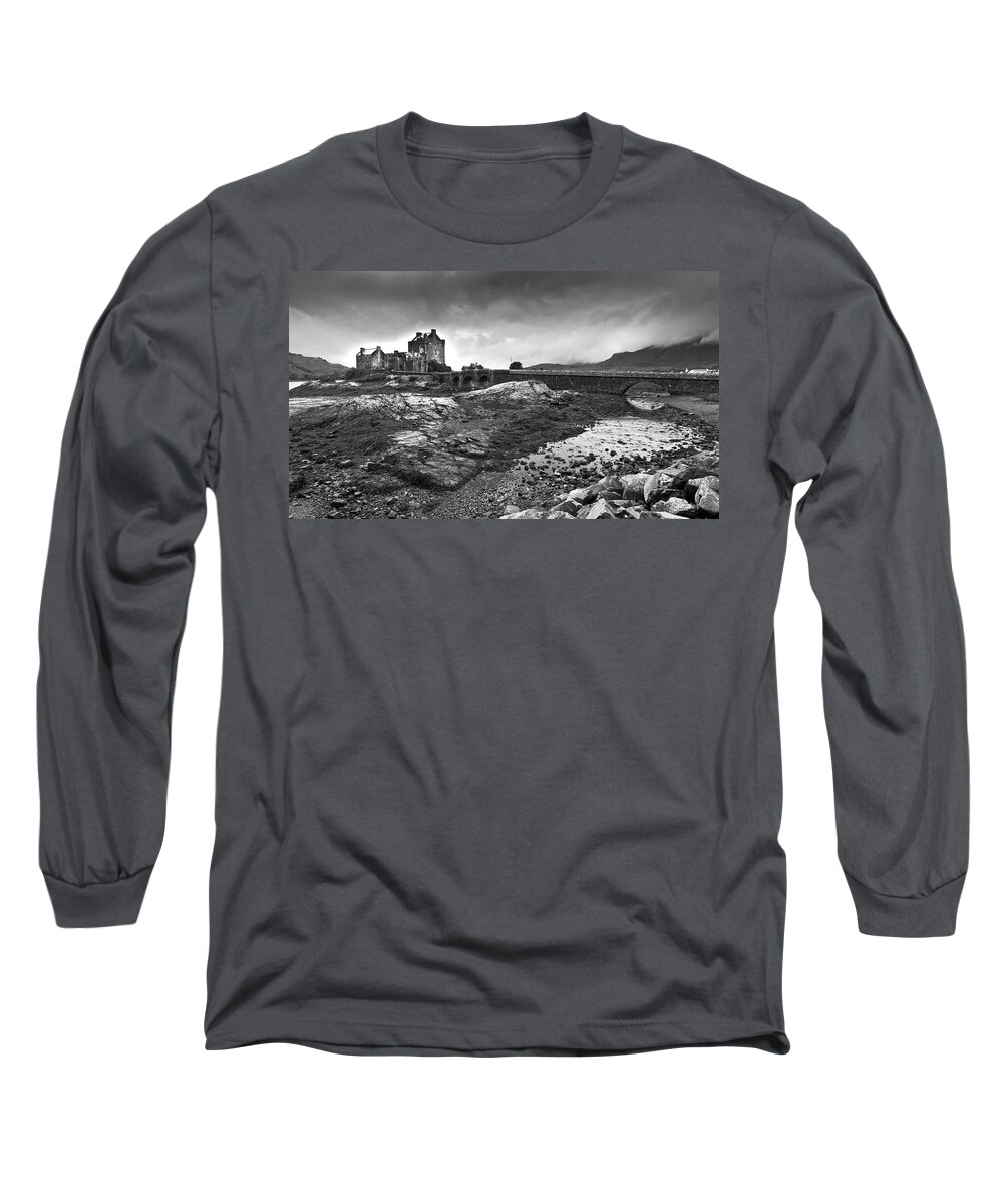 Eilean Donan Castle Long Sleeve T-Shirt featuring the photograph Eilean Donan Castle in the Highlands of Scotland #1 by Michalakis Ppalis