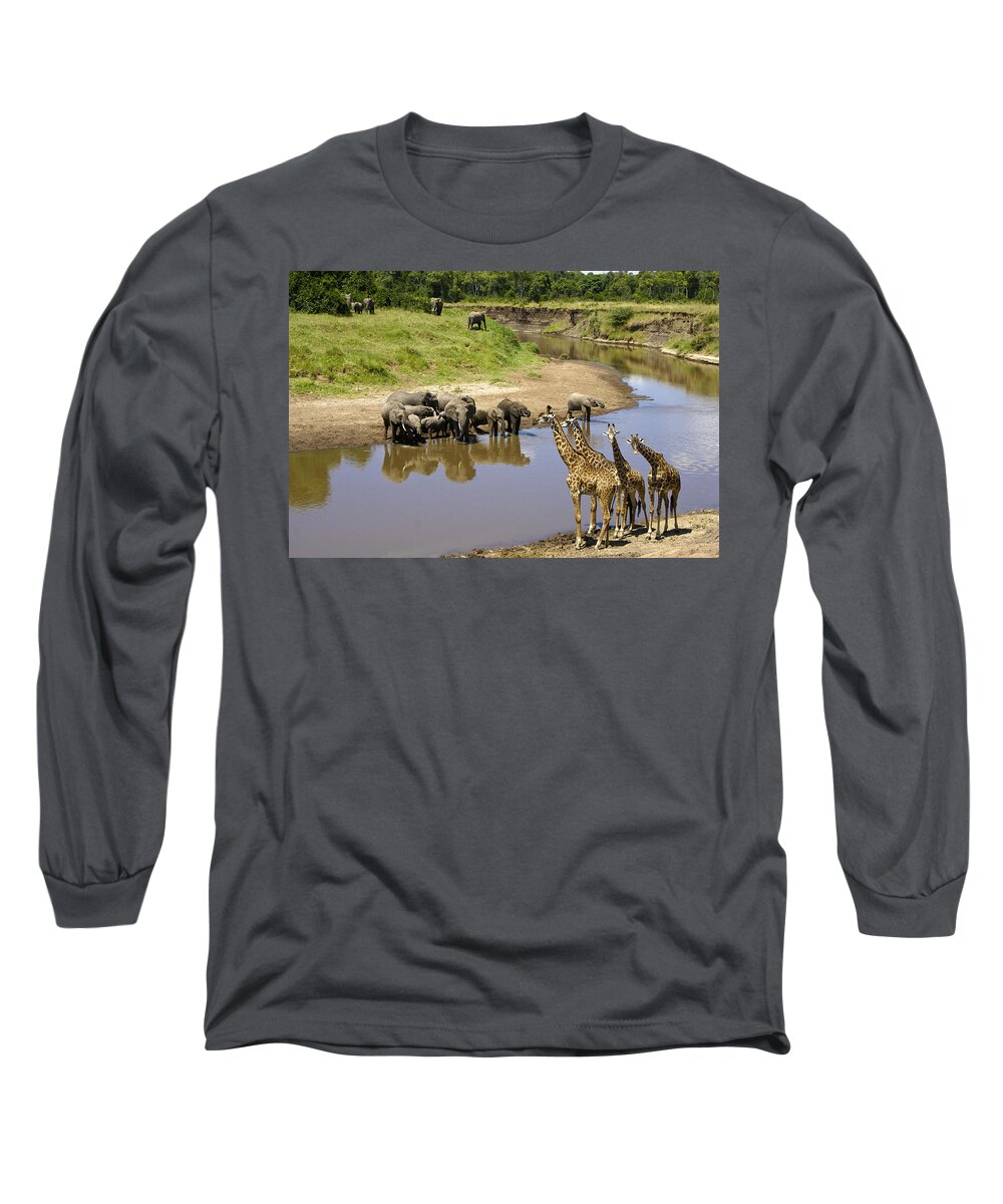 Africa Long Sleeve T-Shirt featuring the photograph Garden of Eden by Michele Burgess