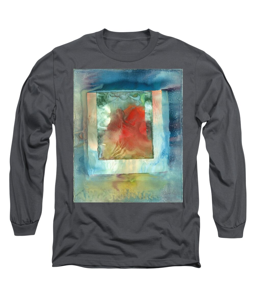  Long Sleeve T-Shirt featuring the painting Heart at Your Door #1 by Sperry Andrews
