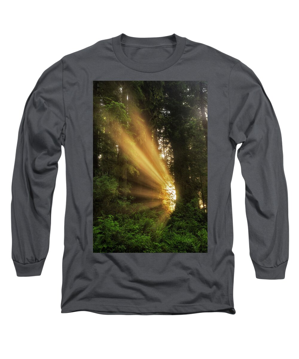 California Long Sleeve T-Shirt featuring the photograph Into the Light #1 by Nicki Frates