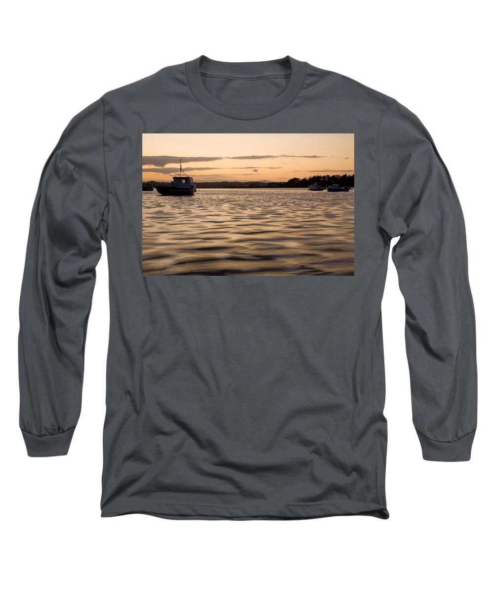 Coast Long Sleeve T-Shirt featuring the photograph Irish Dusk #1 by Ian Middleton