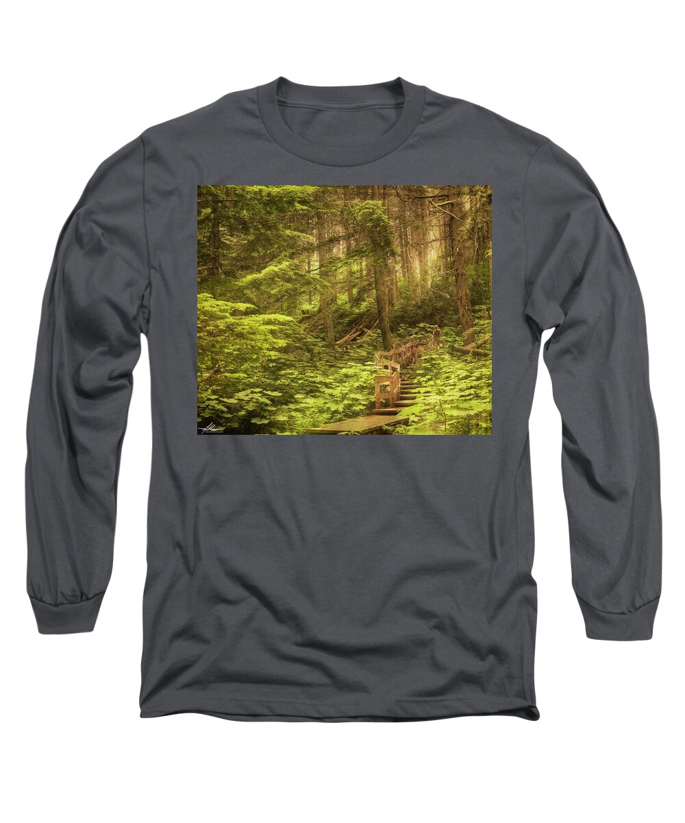 Trees Long Sleeve T-Shirt featuring the photograph Lothlorien #1 by Phil And Karen Rispin