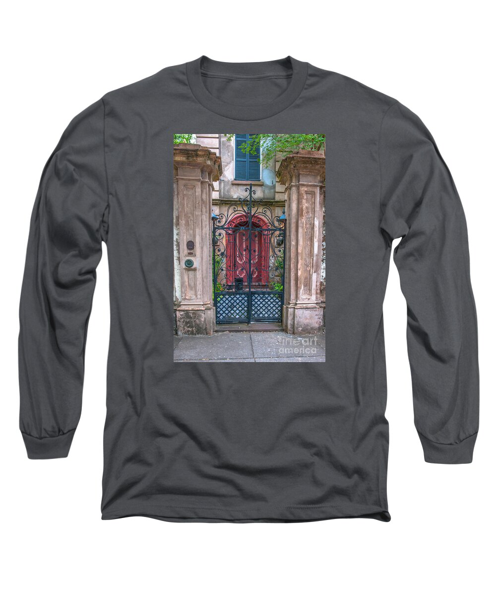 For The Gate Is Narrow And The Way Is Hard That Leads To Life Long Sleeve T-Shirt featuring the photograph Narrow is the Gate #2 by Dale Powell