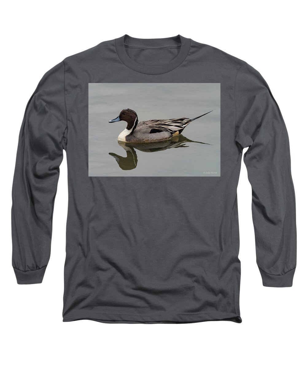Duck Long Sleeve T-Shirt featuring the photograph Northern Pintail #1 by Jody Partin