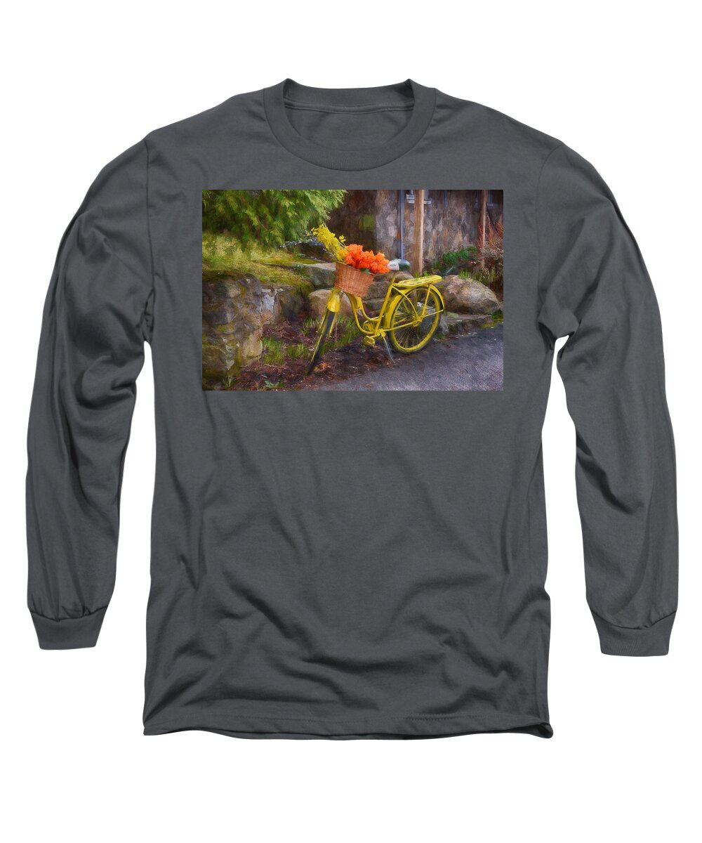Bike Long Sleeve T-Shirt featuring the photograph Ready To Go #2 by Tricia Marchlik