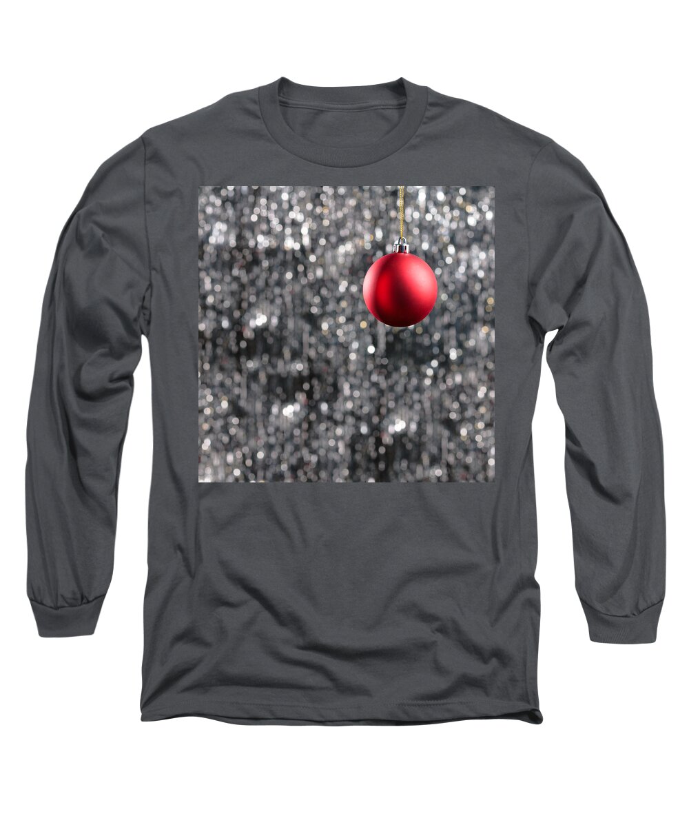 Advent Long Sleeve T-Shirt featuring the photograph Red Christmas #1 by U Schade