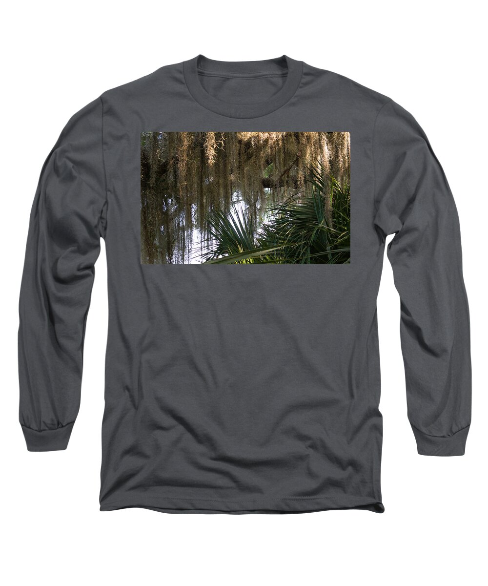 Nature Long Sleeve T-Shirt featuring the photograph Spanish Drape #1 by Kenneth Albin