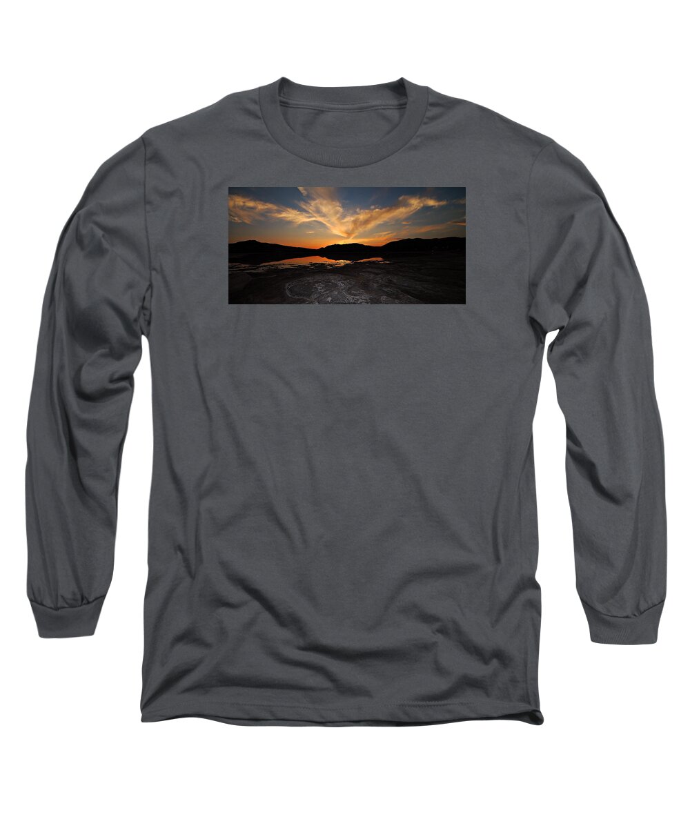 Sunset Long Sleeve T-Shirt featuring the photograph Sunset In Sardinia #1 by Effezetaphoto Fz
