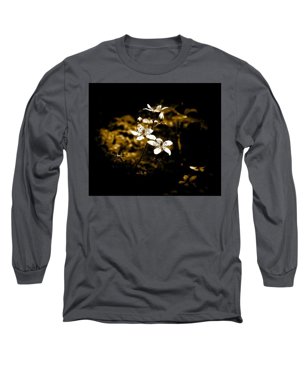 Flower Long Sleeve T-Shirt featuring the photograph White flowers #1 by Ryan Cruse