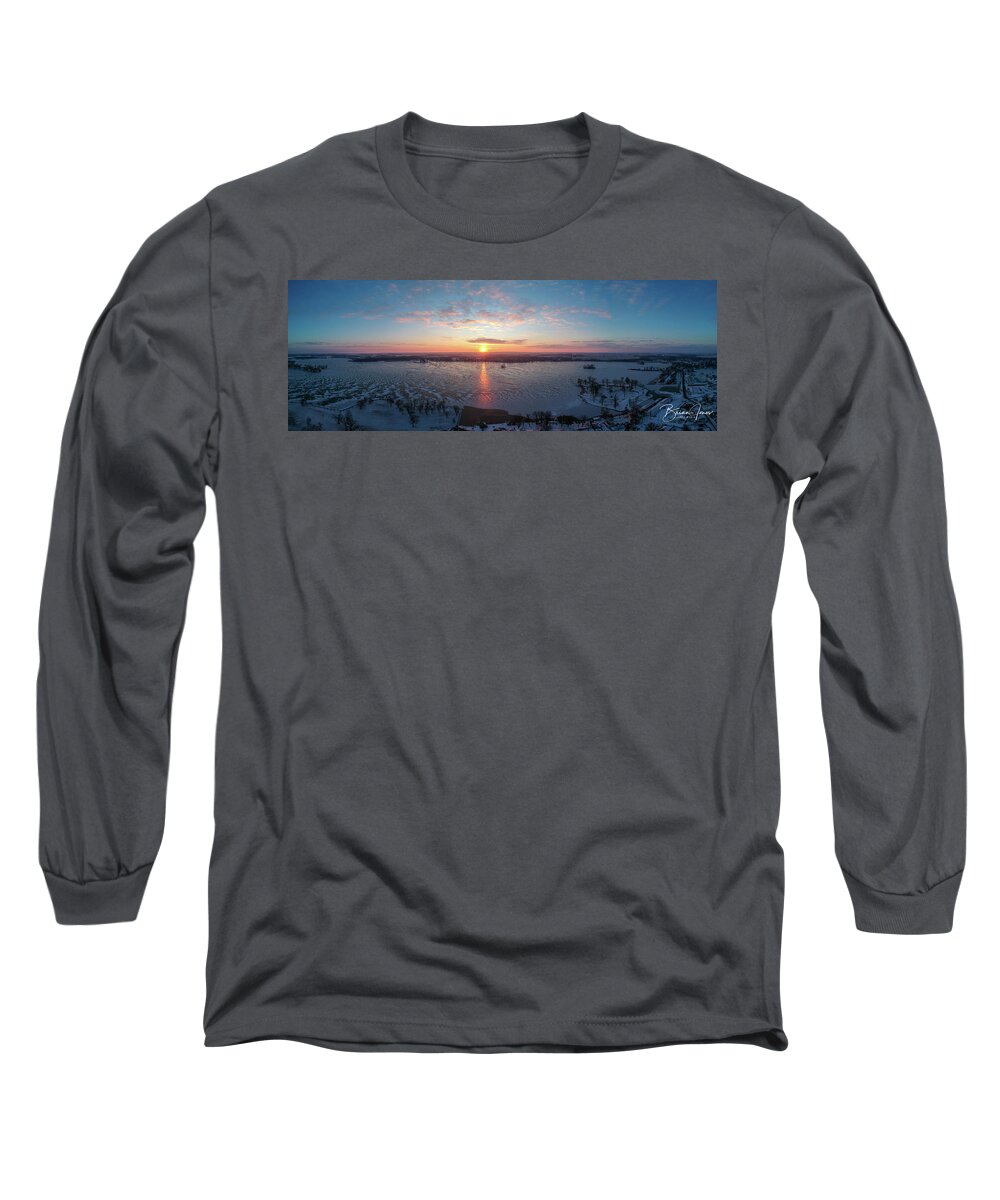  Long Sleeve T-Shirt featuring the photograph Winter Sunrise #1 by Brian Jones
