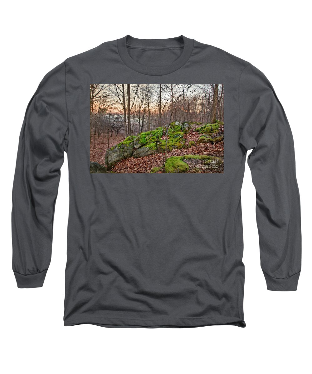 Berkshires Long Sleeve T-Shirt featuring the photograph Springside Park #12 by Jonathan Welch