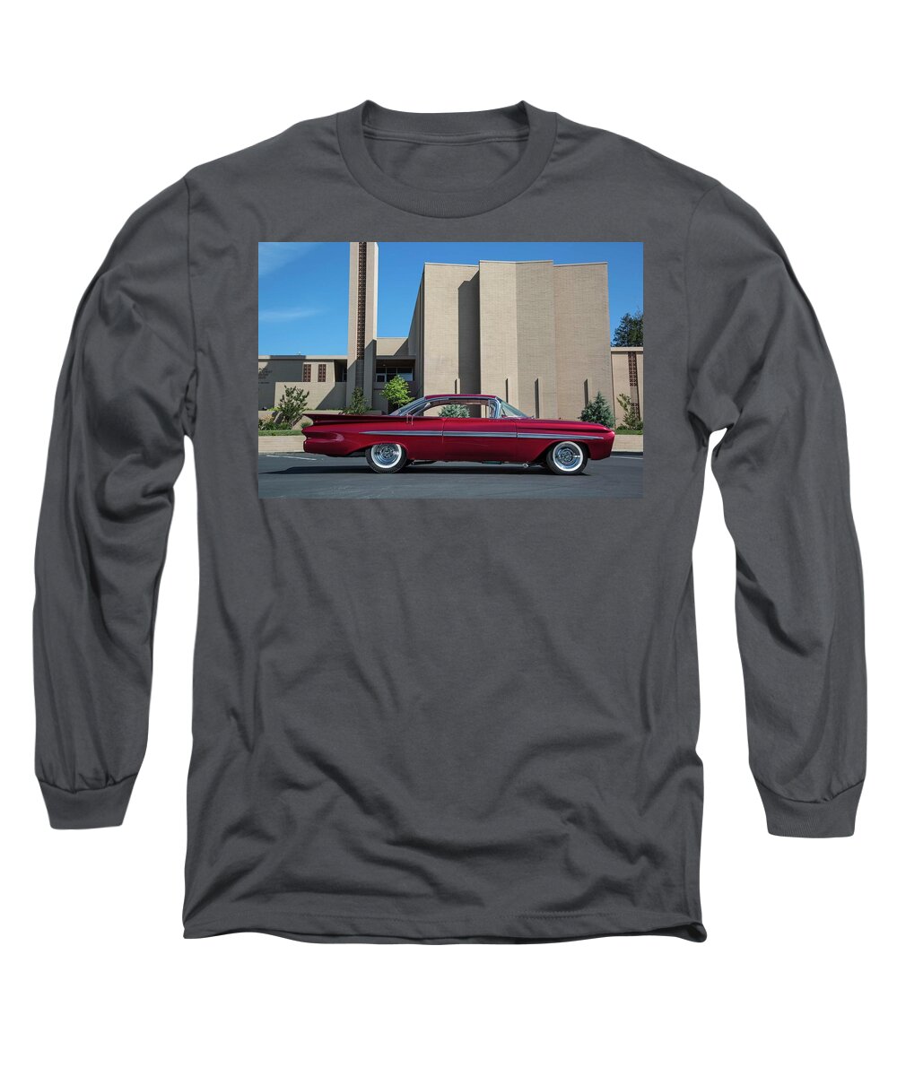 Chevrolet Impala Long Sleeve T-Shirt featuring the photograph Chevrolet Impala #19 by Jackie Russo