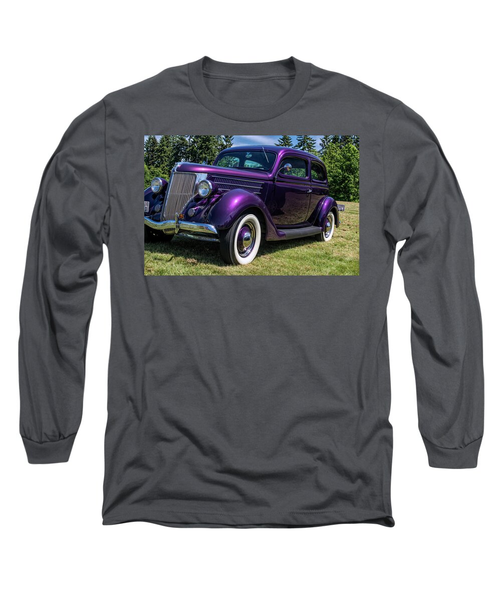 Fine Art Long Sleeve T-Shirt featuring the photograph 1936 Ford Model 68 by Greg Sigrist