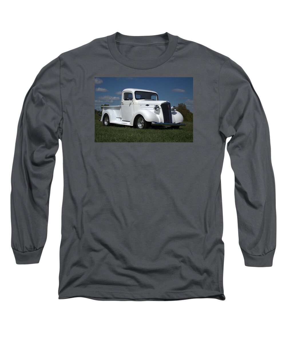 1937 Long Sleeve T-Shirt featuring the photograph 1937 Chevrolet Pickup Truck by Tim McCullough
