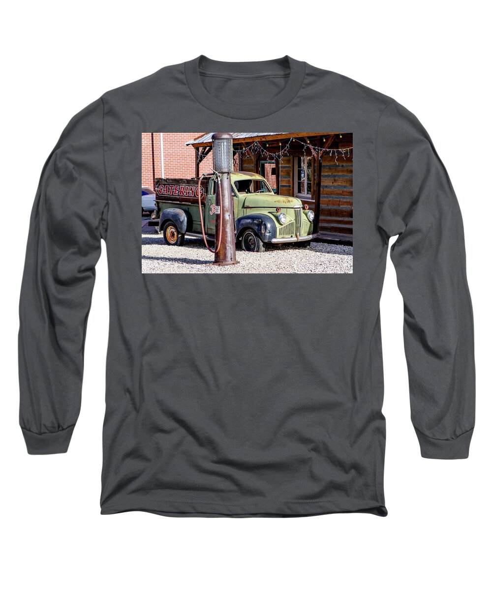  Truck Long Sleeve T-Shirt featuring the photograph 1947 Studebaker M-5 Pickup Truck by Gene Parks