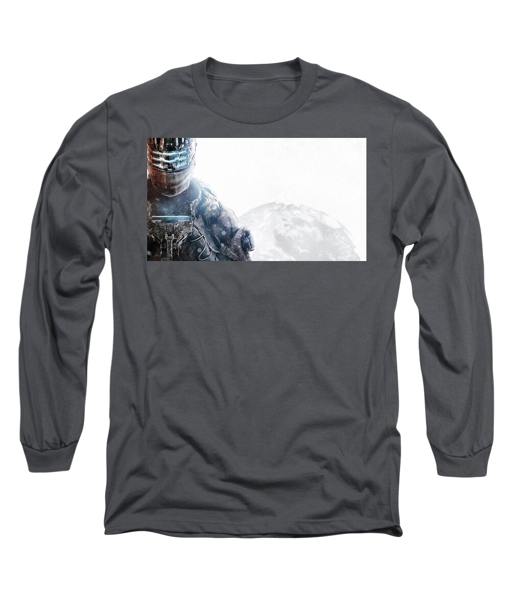 Dead Space 3 Long Sleeve T-Shirt featuring the digital art Dead Space 3 #2 by Maye Loeser