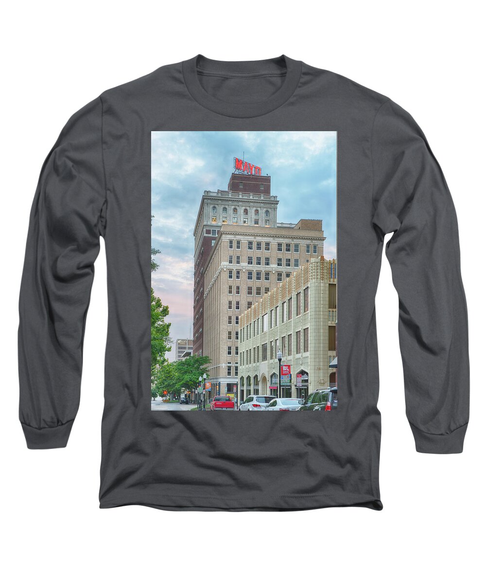 Mayo Long Sleeve T-Shirt featuring the photograph Mayo Hotel Tulsa Oklahoma #2 by Bert Peake
