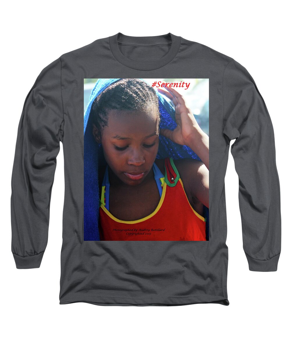 Kids Long Sleeve T-Shirt featuring the photograph Serenity #2 by Audrey Robillard