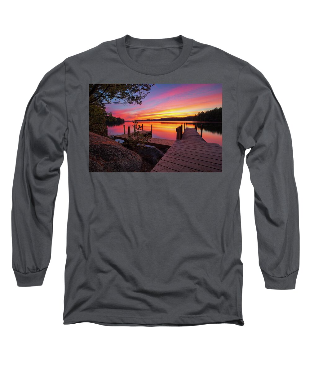 2017 Long Sleeve T-Shirt featuring the photograph Squam Lake #3 by Robert Clifford