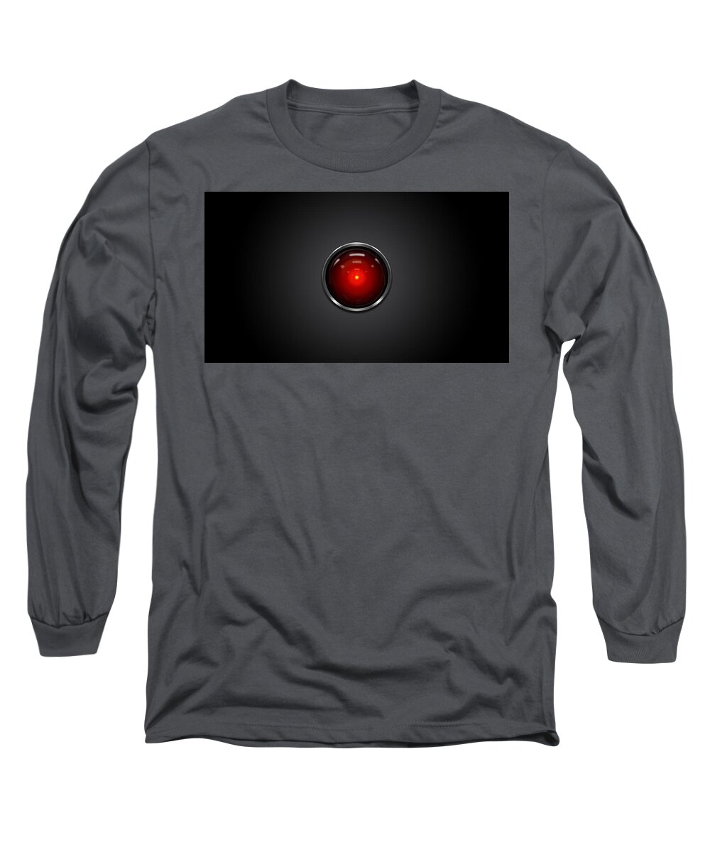2001 A Space Odyssey Long Sleeve T-Shirt featuring the digital art 2001 A Space Odyssey by Maye Loeser