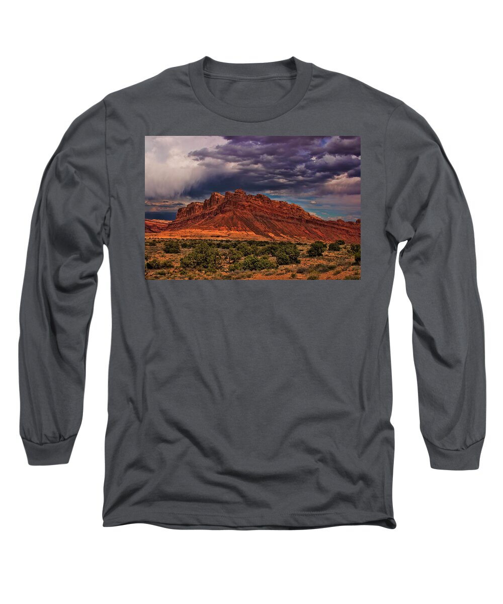 San Rafael Swell Long Sleeve T-Shirt featuring the photograph San Rafael Swell #233 by Mark Smith