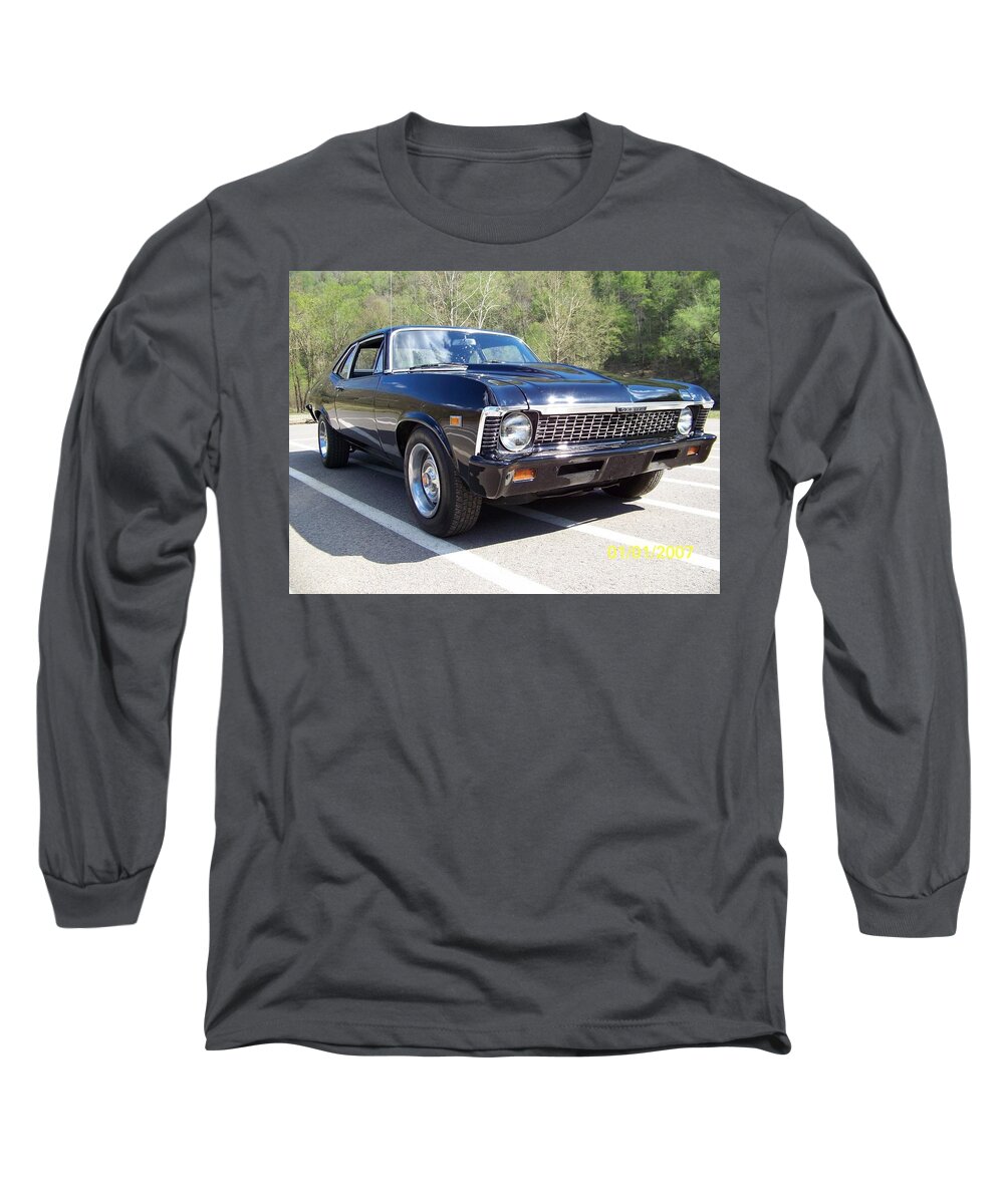Chevrolet Long Sleeve T-Shirt featuring the photograph Chevrolet #25 by Jackie Russo