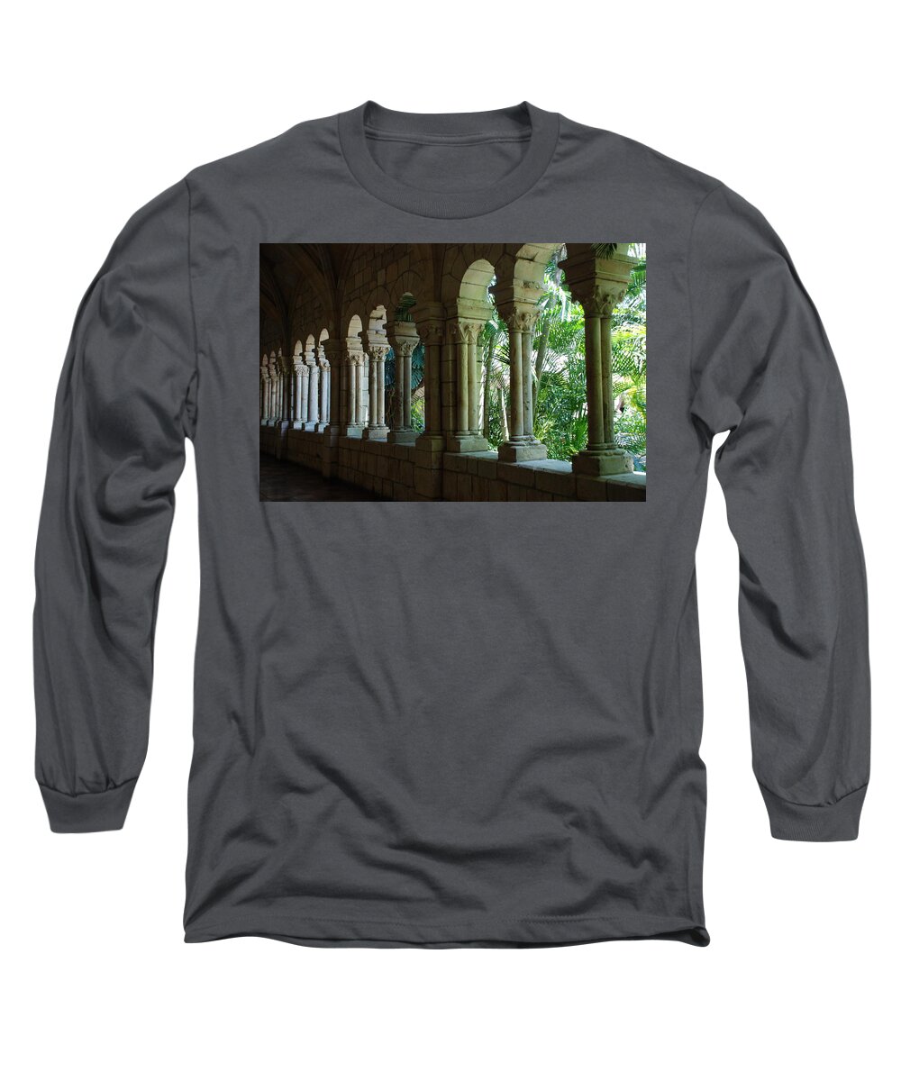Architecture Long Sleeve T-Shirt featuring the photograph Miami Monastery #3 by Rob Hans