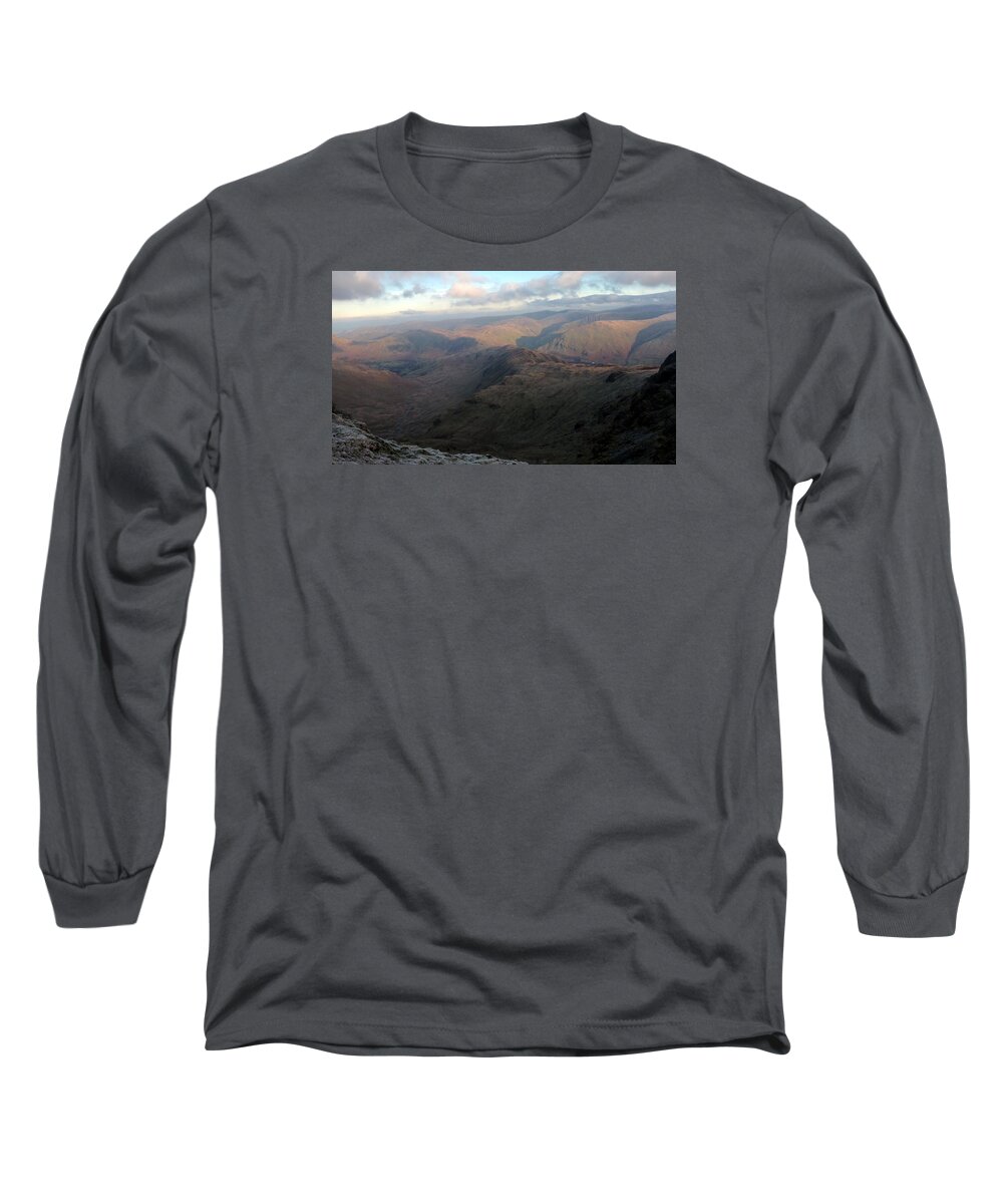 Hills Long Sleeve T-Shirt featuring the photograph Top of the hills #3 by Lukasz Ryszka