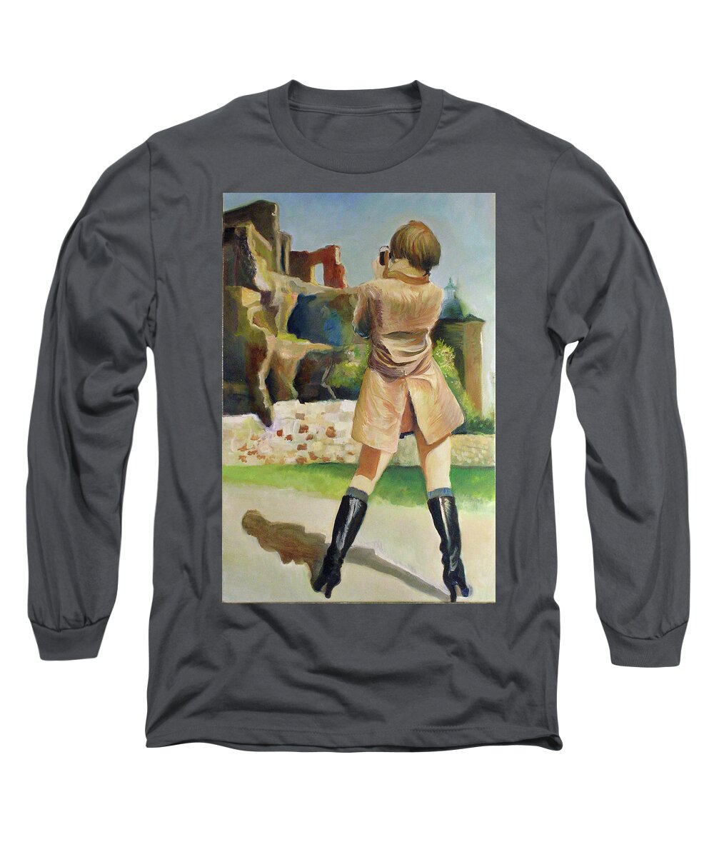 Fashion Long Sleeve T-Shirt featuring the photograph 378 by Jean-Marc Robert