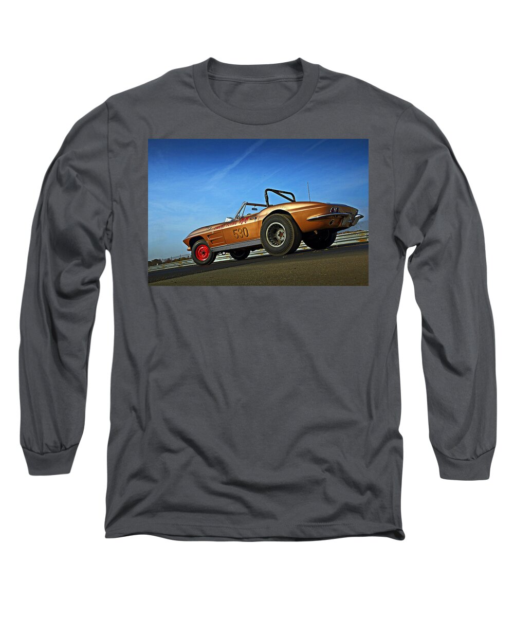 Chevrolet Corvette Long Sleeve T-Shirt featuring the photograph Chevrolet Corvette #4 by Jackie Russo