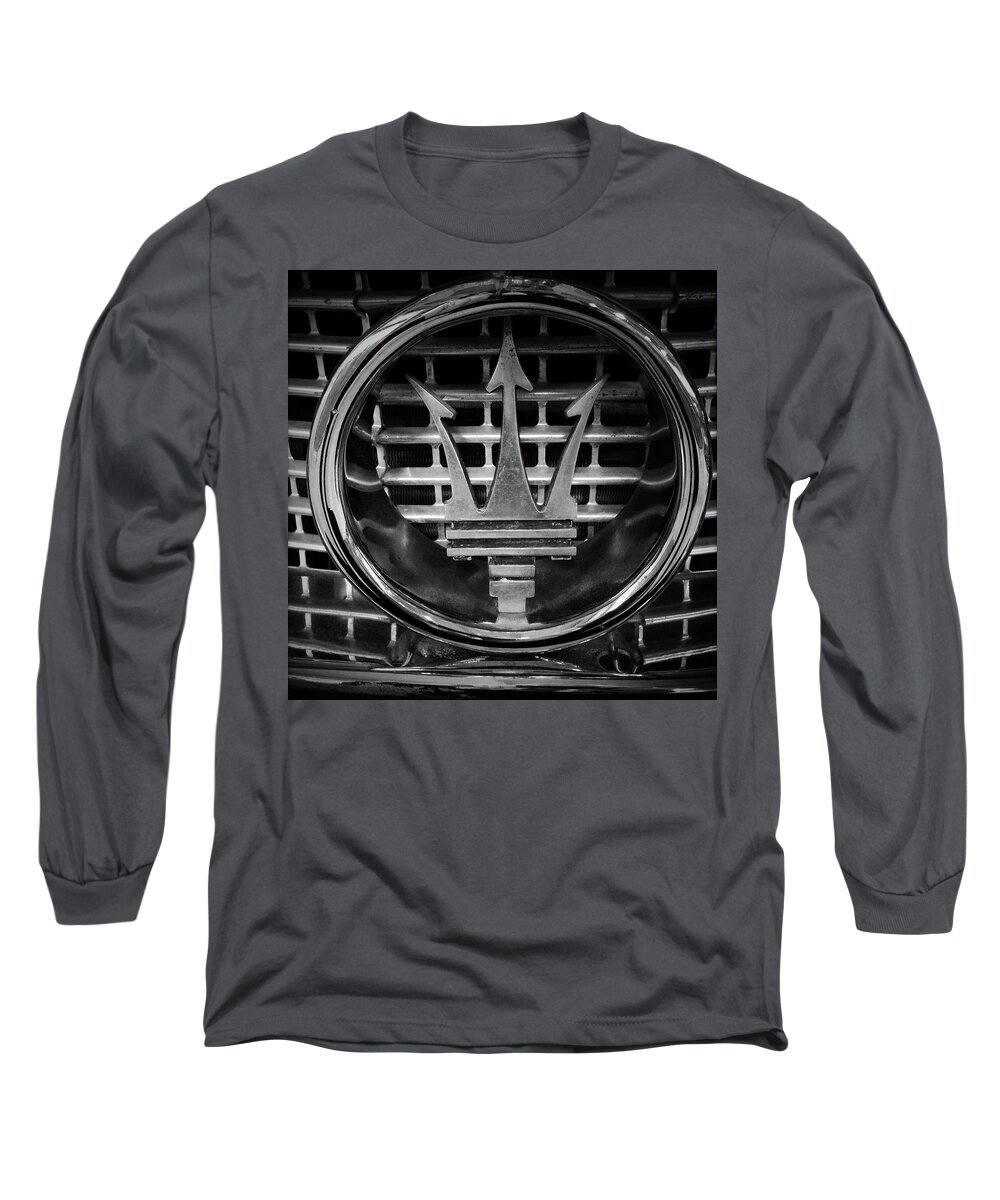 Vintage Long Sleeve T-Shirt featuring the photograph Maserati #4 by Les Cunliffe