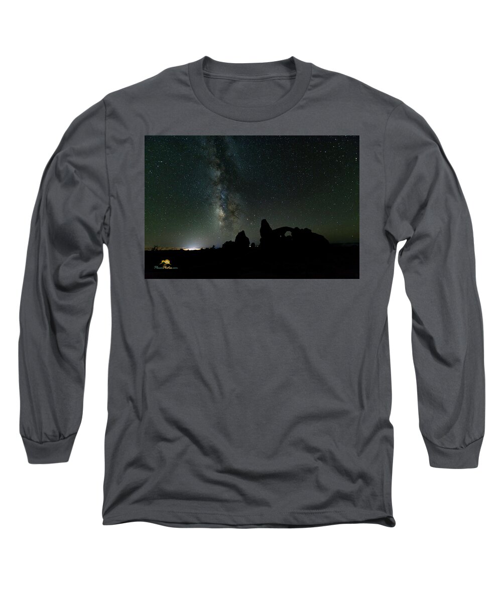 Colorado Plateau Long Sleeve T-Shirt featuring the photograph The Milky Way #3 by Jim Thompson