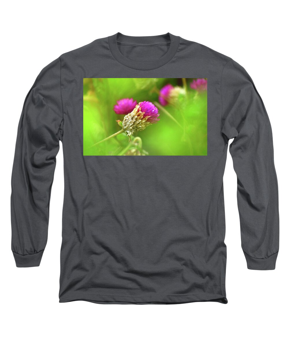 Flower Long Sleeve T-Shirt featuring the digital art Flower #43 by Maye Loeser