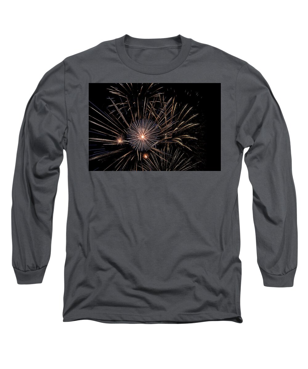 4th Of July Long Sleeve T-Shirt featuring the photograph 4th of July Fireworks 1 by Joni Eskridge