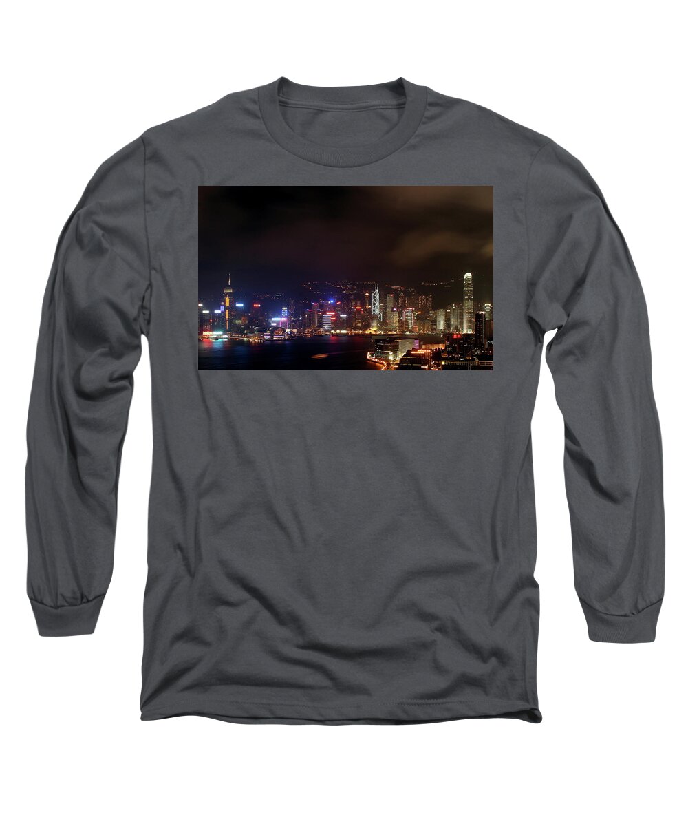 Hong Kong Long Sleeve T-Shirt featuring the photograph Hong Kong #5 by Mariel Mcmeeking