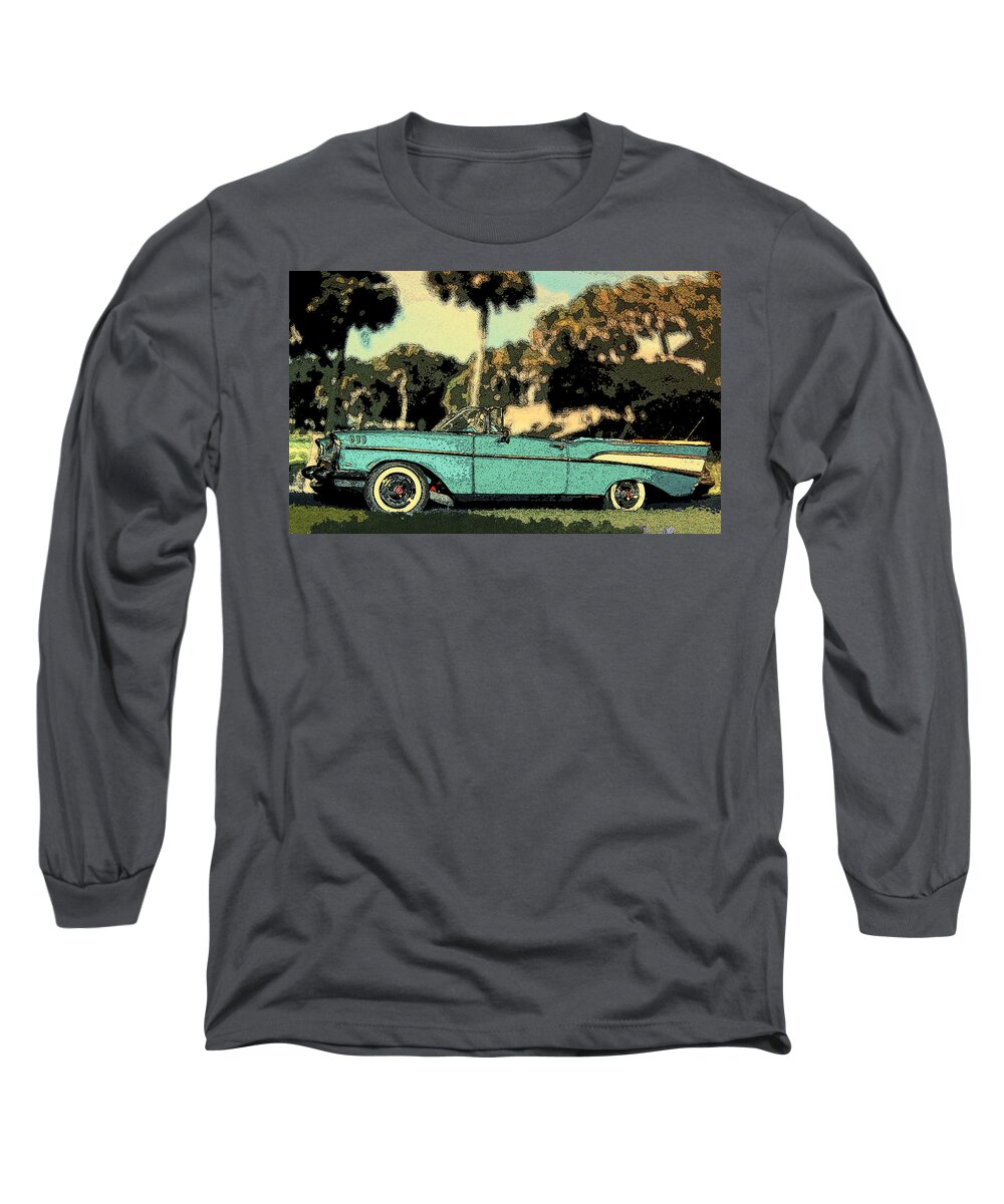 50's Classic Long Sleeve T-Shirt featuring the photograph 57 In Heaven by James Rentz