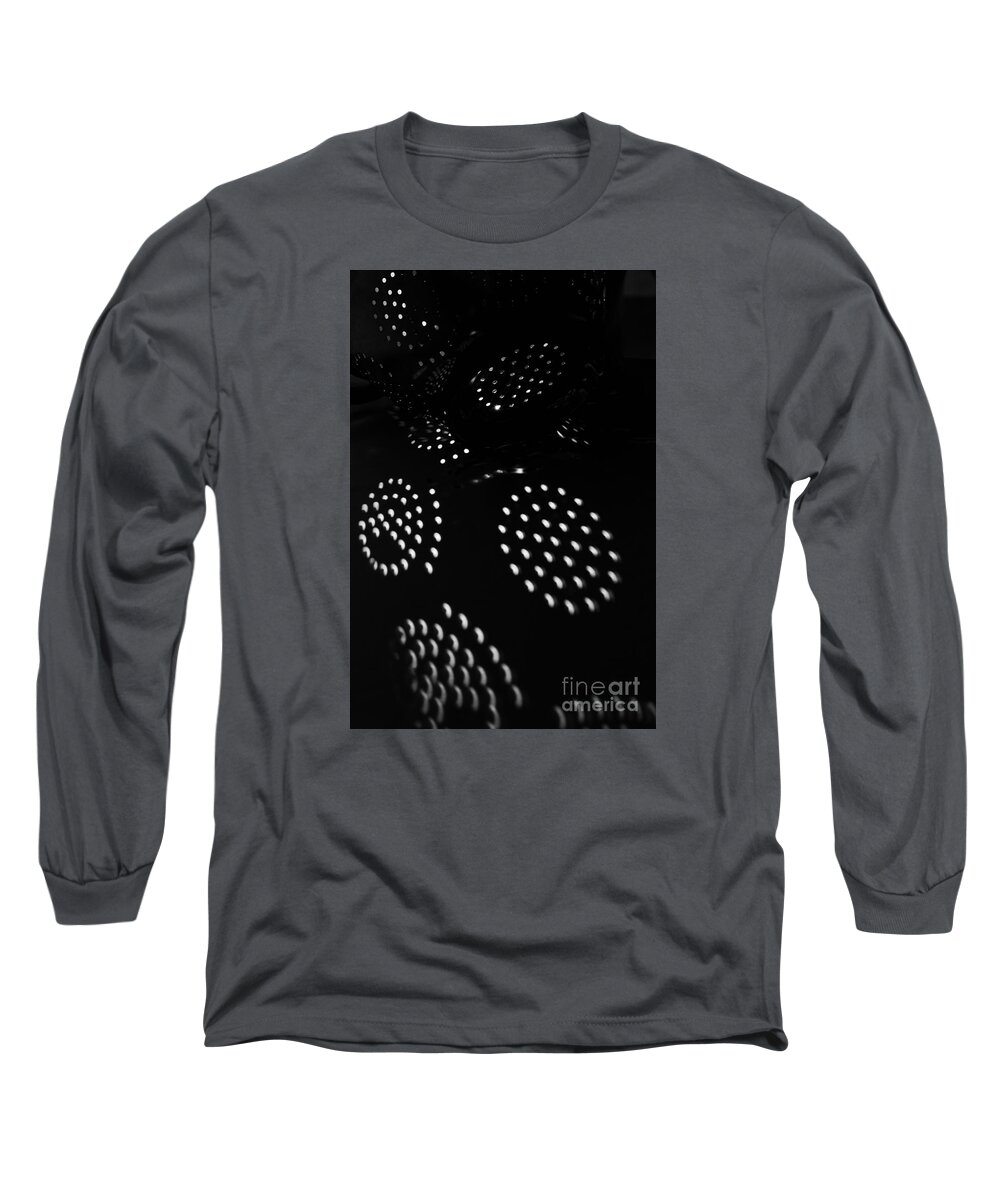 Black White Monochrome Light Lighting Abstract Shadow Shadows Reflect Reflection Reflections Long Sleeve T-Shirt featuring the photograph A Dance of Light by Ken DePue