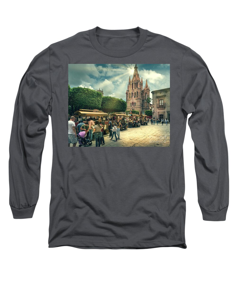 People Long Sleeve T-Shirt featuring the photograph A Day With the Family by Barry Weiss
