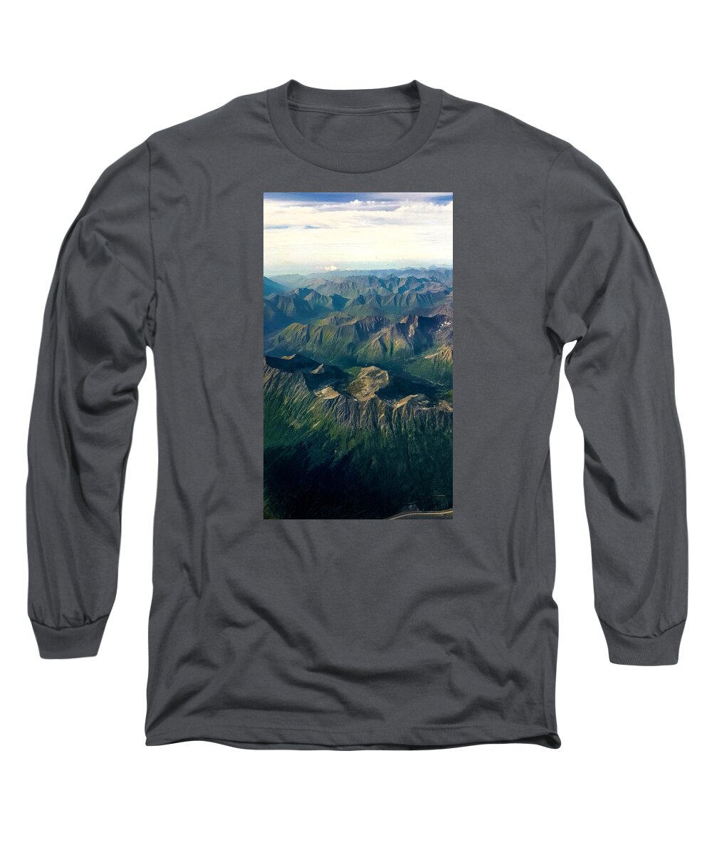 Landscape Long Sleeve T-Shirt featuring the photograph A Look Below by Britten Adams